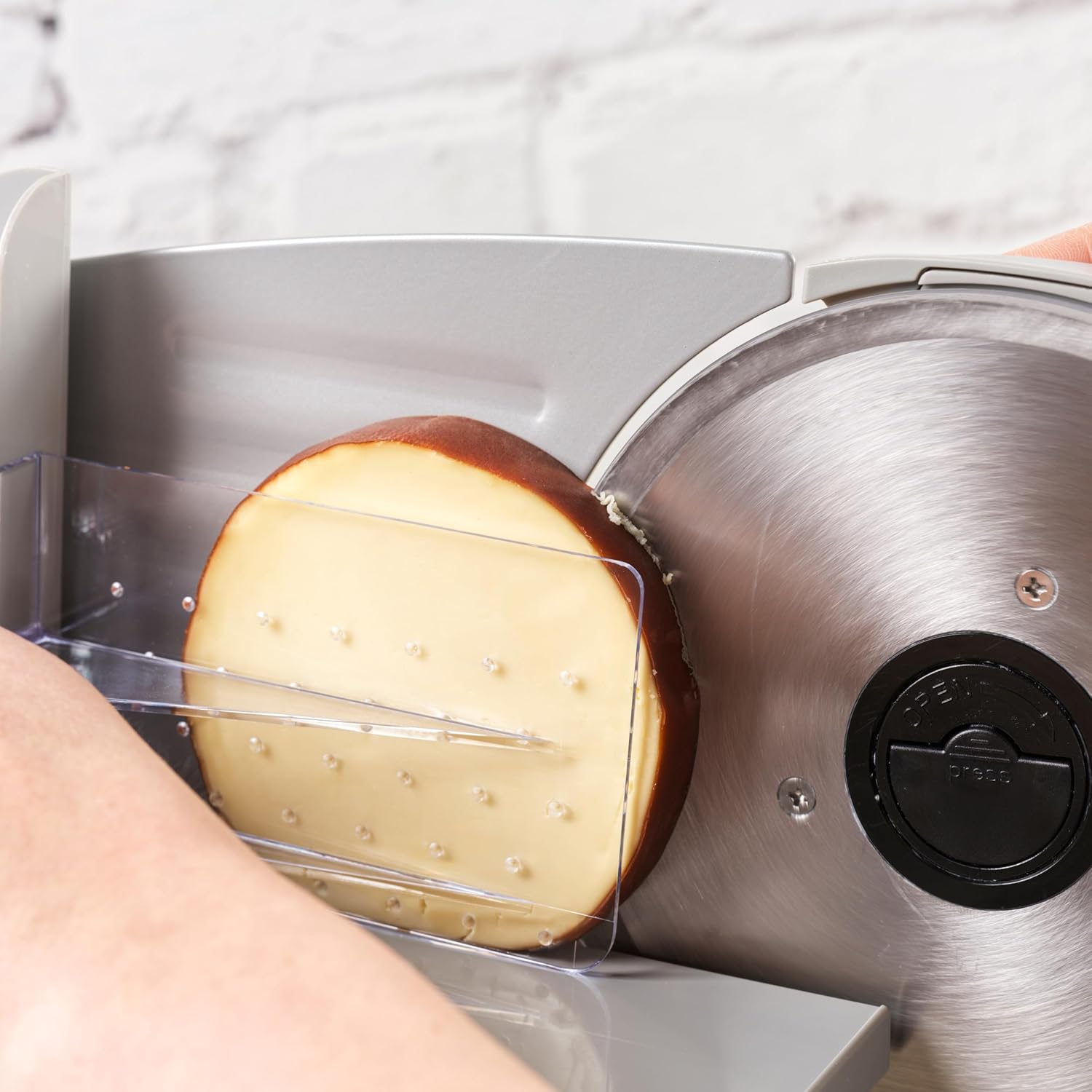 Petra - trancheuse électrique - 170mm, 1-15mm réglable, 3 lames inox