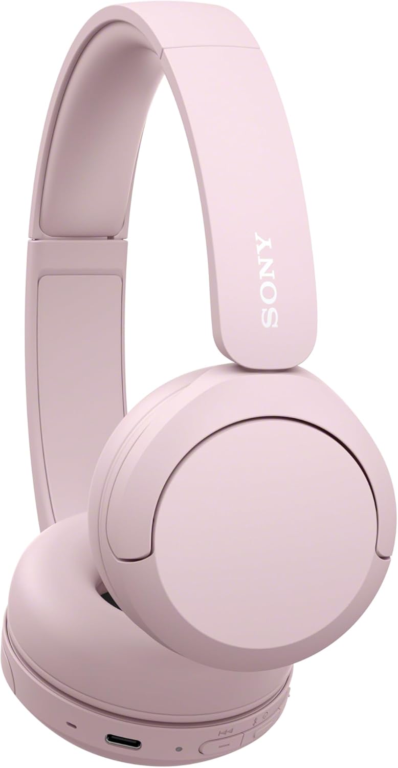 Sony - WH-CH520 - casque Bluetooth, micro, autonomie 50h, rose WH-CH520