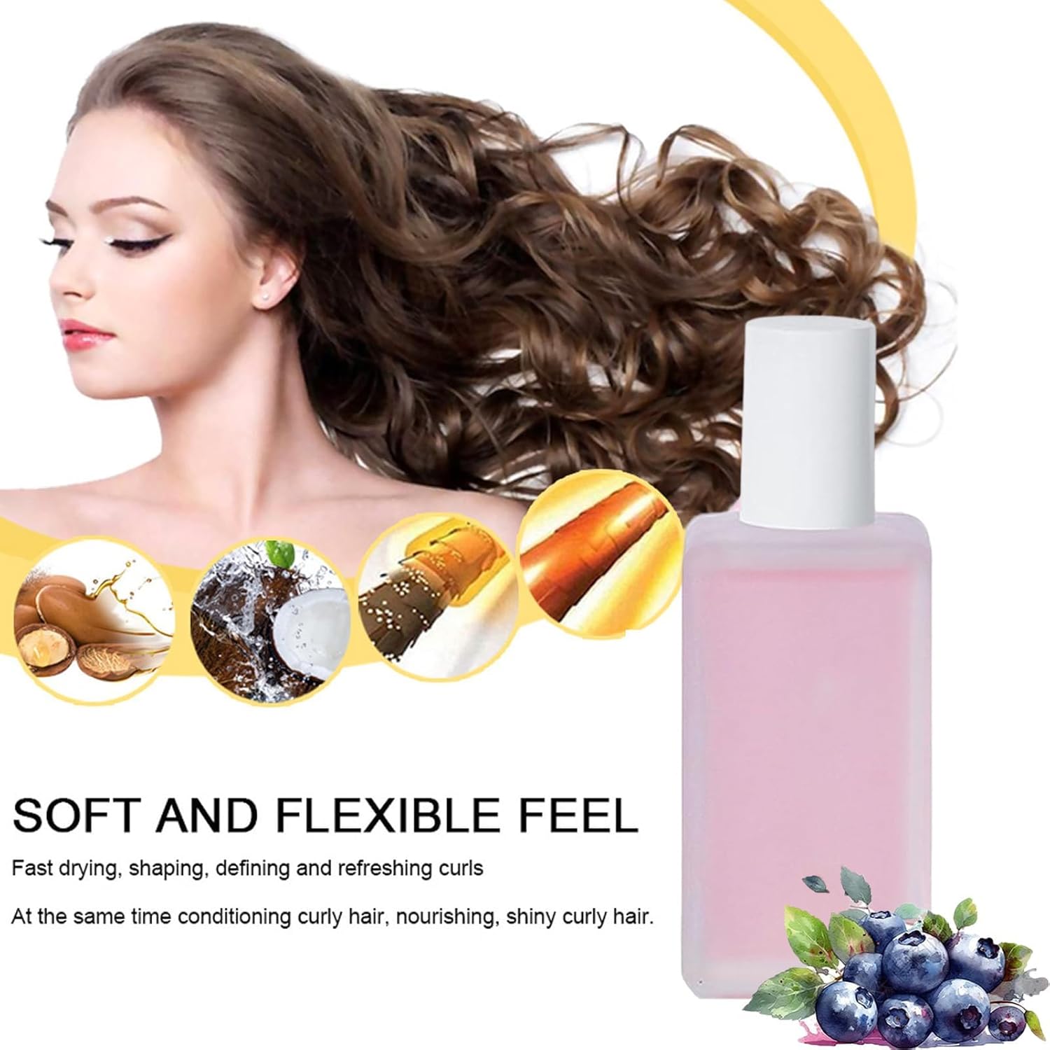 Parfum pour Cheveux - soin nourrissant anti-frisottis - hydratation et réparation - cheveux secs