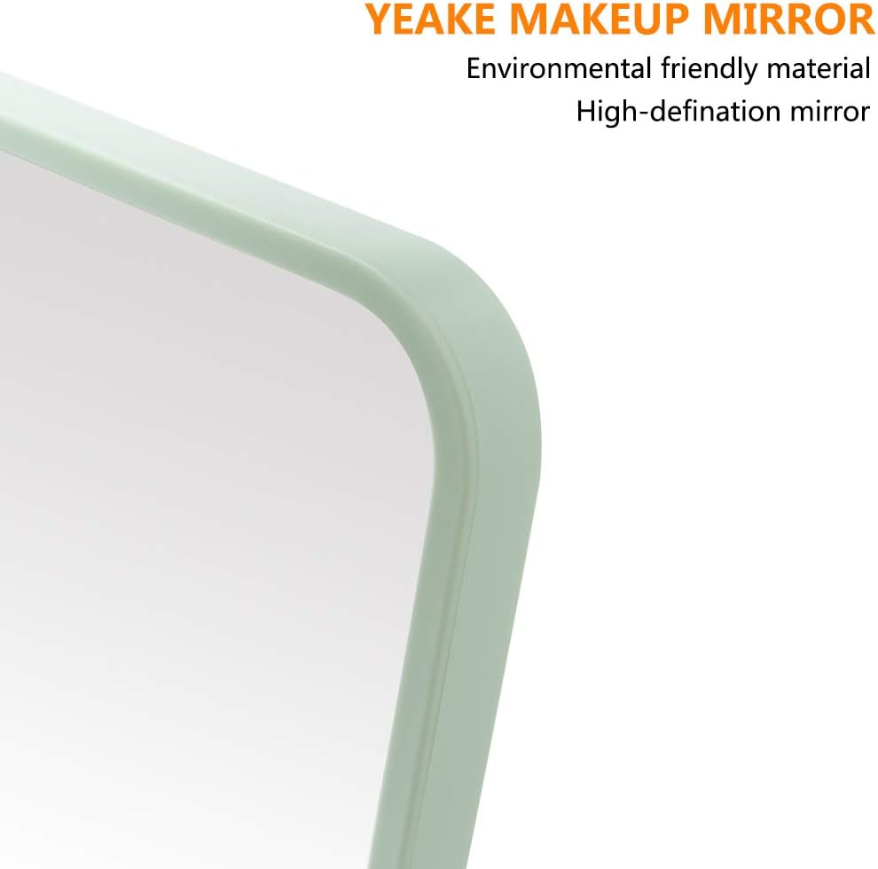 YEAKE - miroir de table portable 20,3 cm - métal, orientable 90°