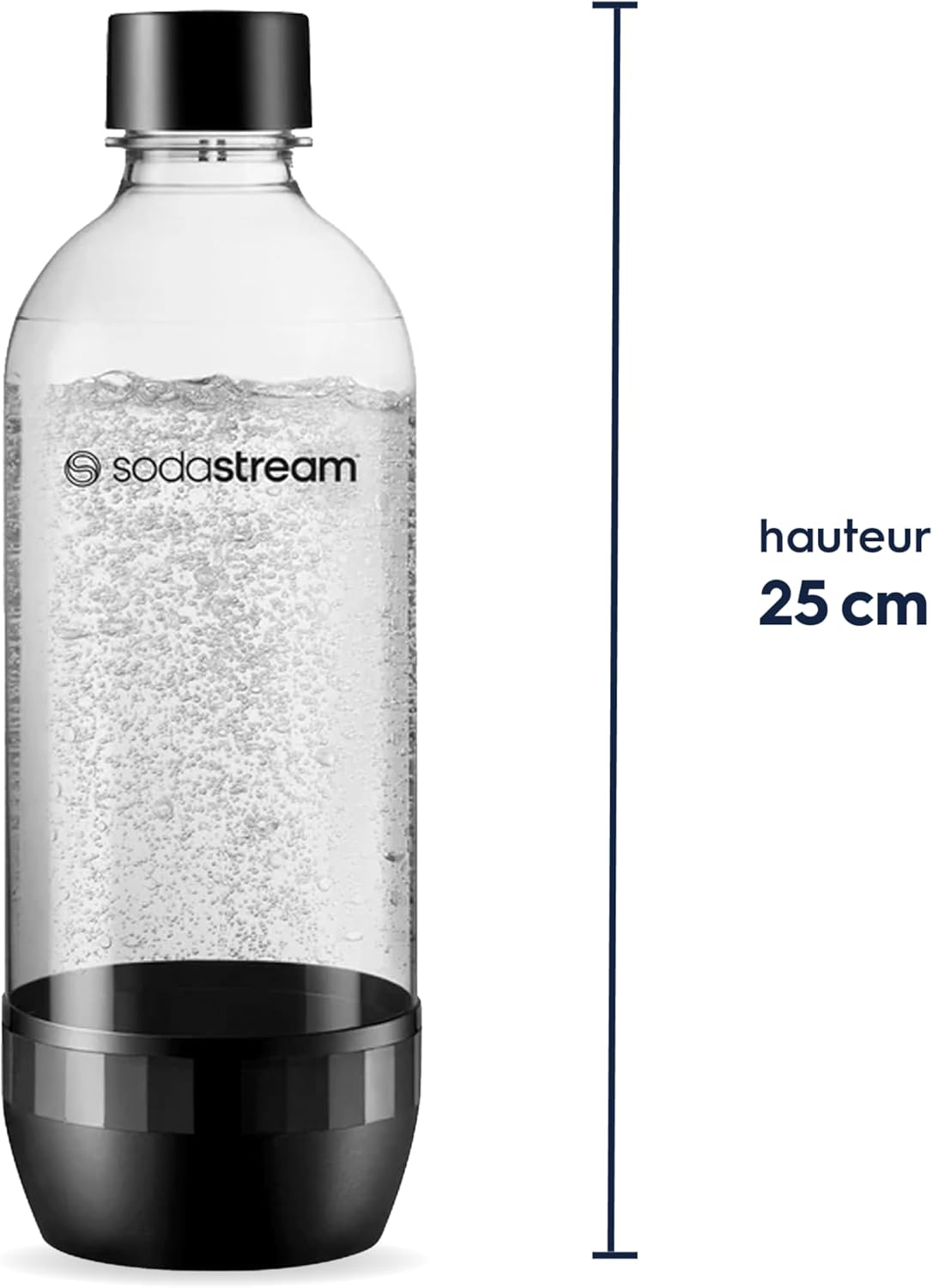 Sodastream - Classic (Lot de 3) - 1L - bouteilles réutilisables, sans BPA, compatibles lave-vaisselle