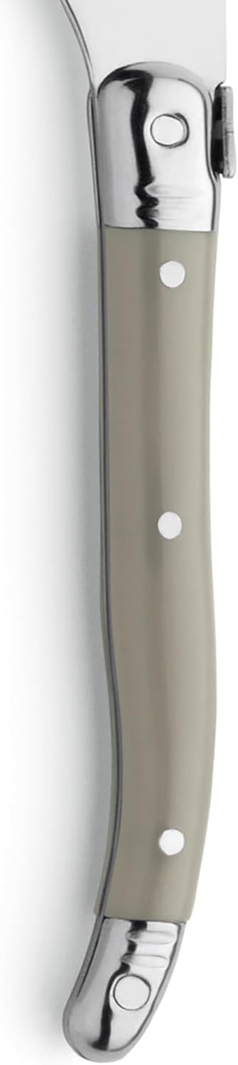 Lou Laguiole - Tradition - Coffret bois 4 tartineurs inox brillant, couleurs variées