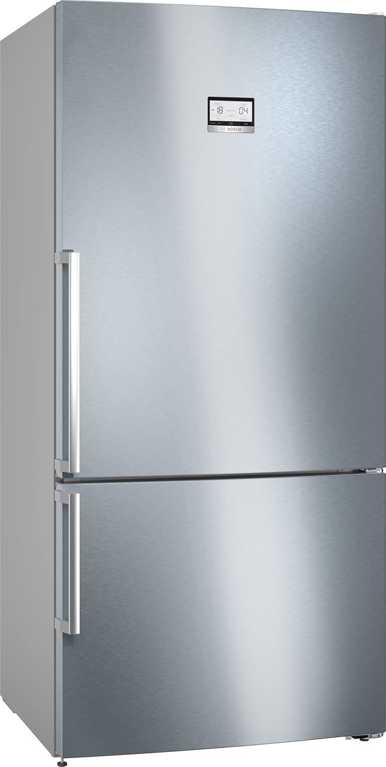 Bosch - Série 6 - 186x86 cm - inox, anti-trace, combiné - KGN86AIDR