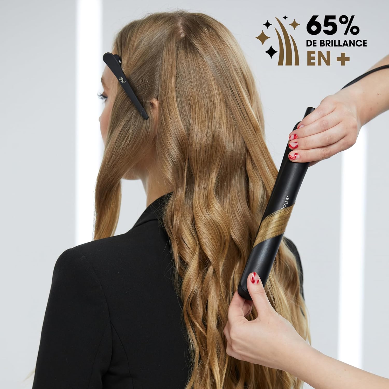 ghd - Gold Series - lisseur cheveux - design arrondi, brillance 65%, sans chaleur extrême