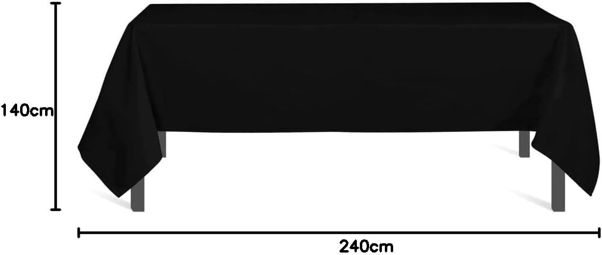 Soleil d’Ocre - Nappe Alix rectangle - 140x240 cm - polyester anti-tâches