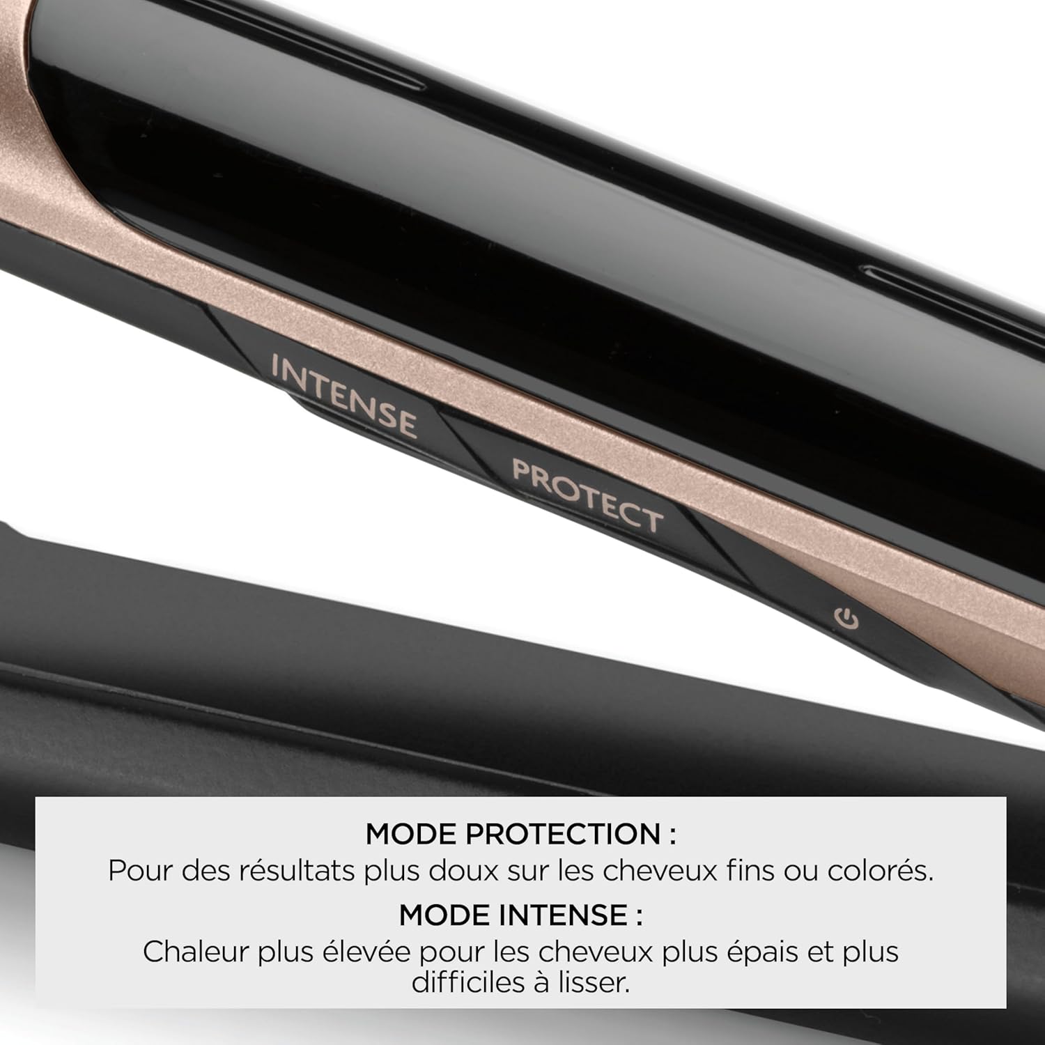 BaByliss – Lisseur Super Smooth – plaques céramique, ionique, chauffe rapide, temp. 140-235°C, ST393E