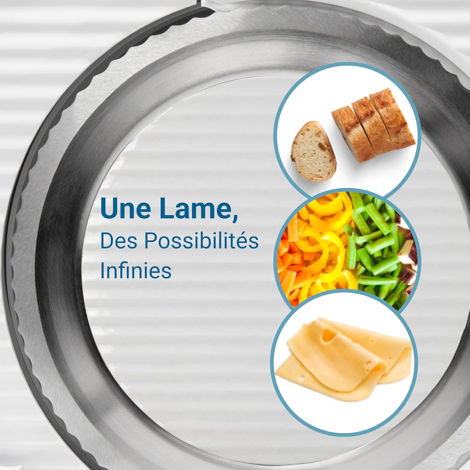 EUREL - trancheuse électrique RS44 - lame 170 mm - épaisseur réglable, moteur 80W