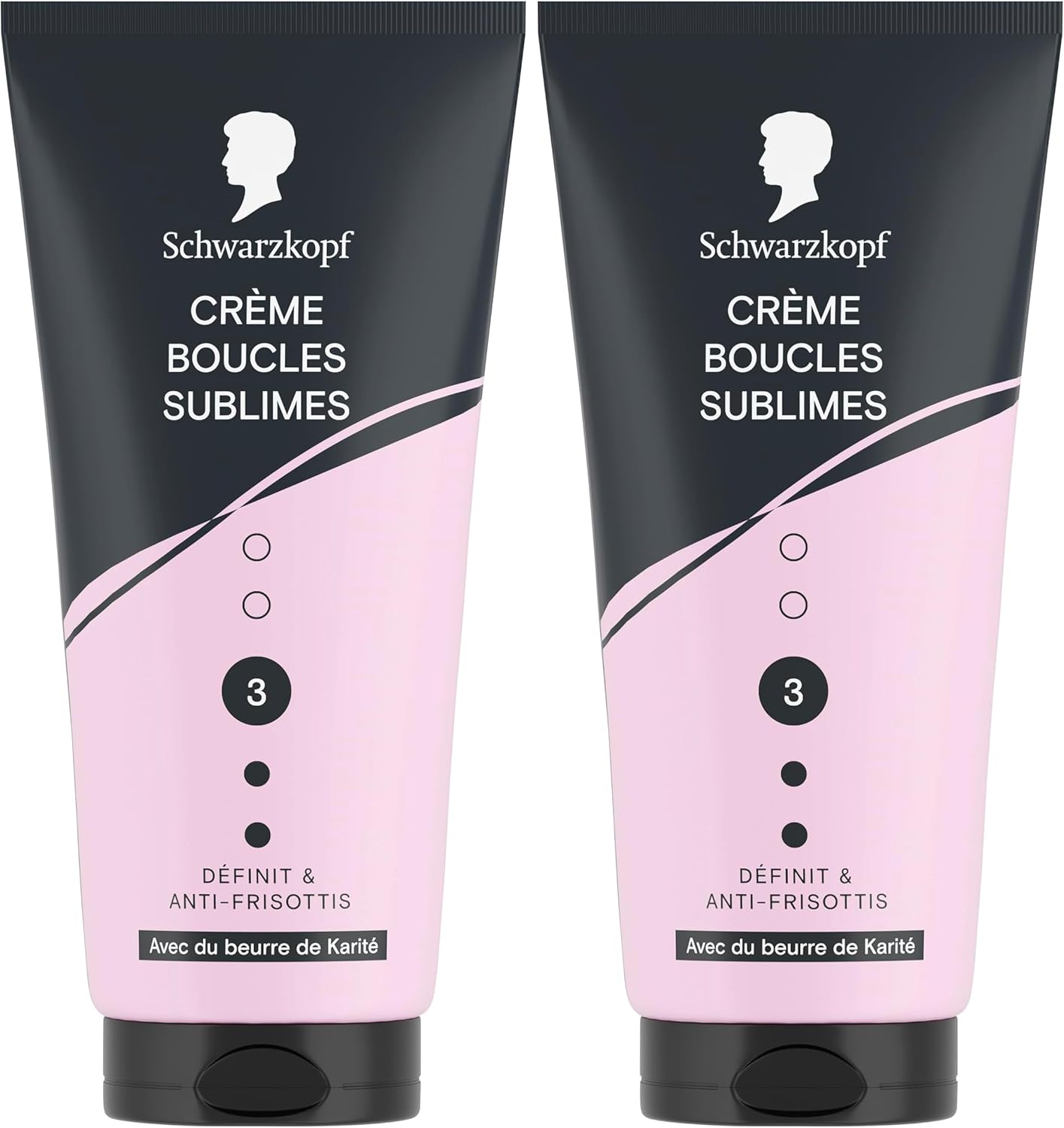 Schwarzkopf - Crème Boucles Sublimes - 150ml x2 - anti-frisottis, beurre de karité, fixation normale
