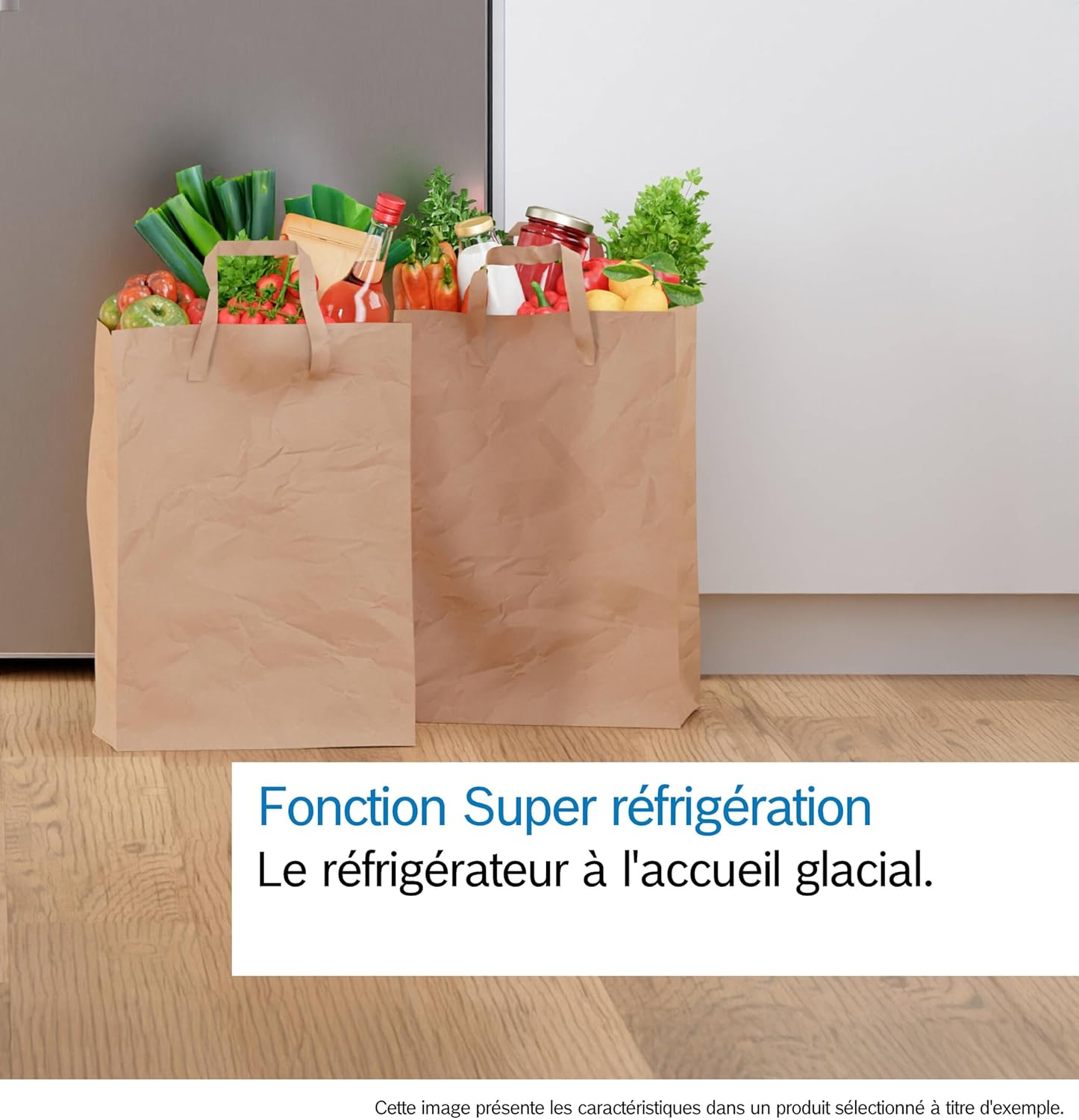 Bosch - réfrigérateur Série 4 - 176x60 cm - VitaFresh, 324L - KSV33VWEP