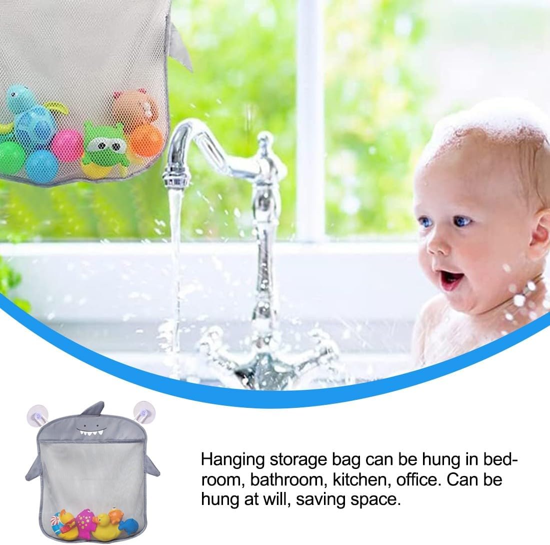 Filet de rangement jouet bain - rouge polyester - 1 unité, cordon serrage