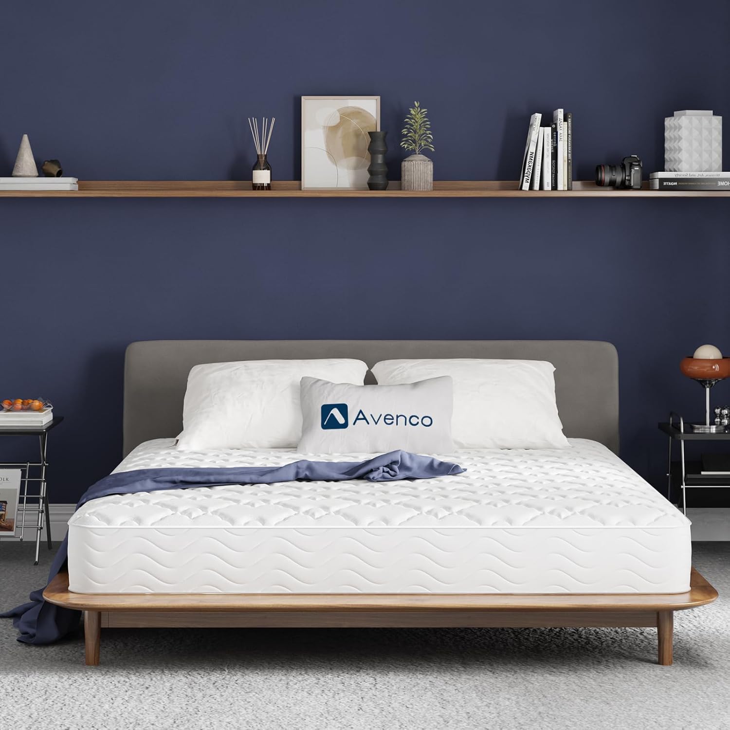 Avenco - matelas à ressorts ensachés - 160x200 - mousse confort, isolation mouvements, CertiPUR-US/Oeko-TEX