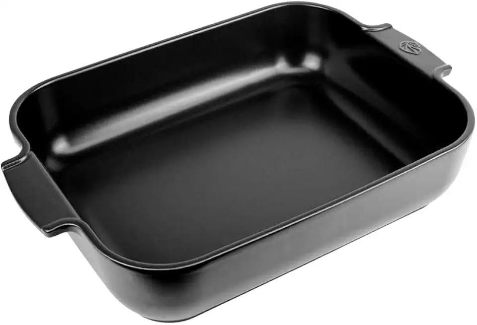 Peugeot - plat en céramique 40x27,2x8,3 cm 5,2L noir satin