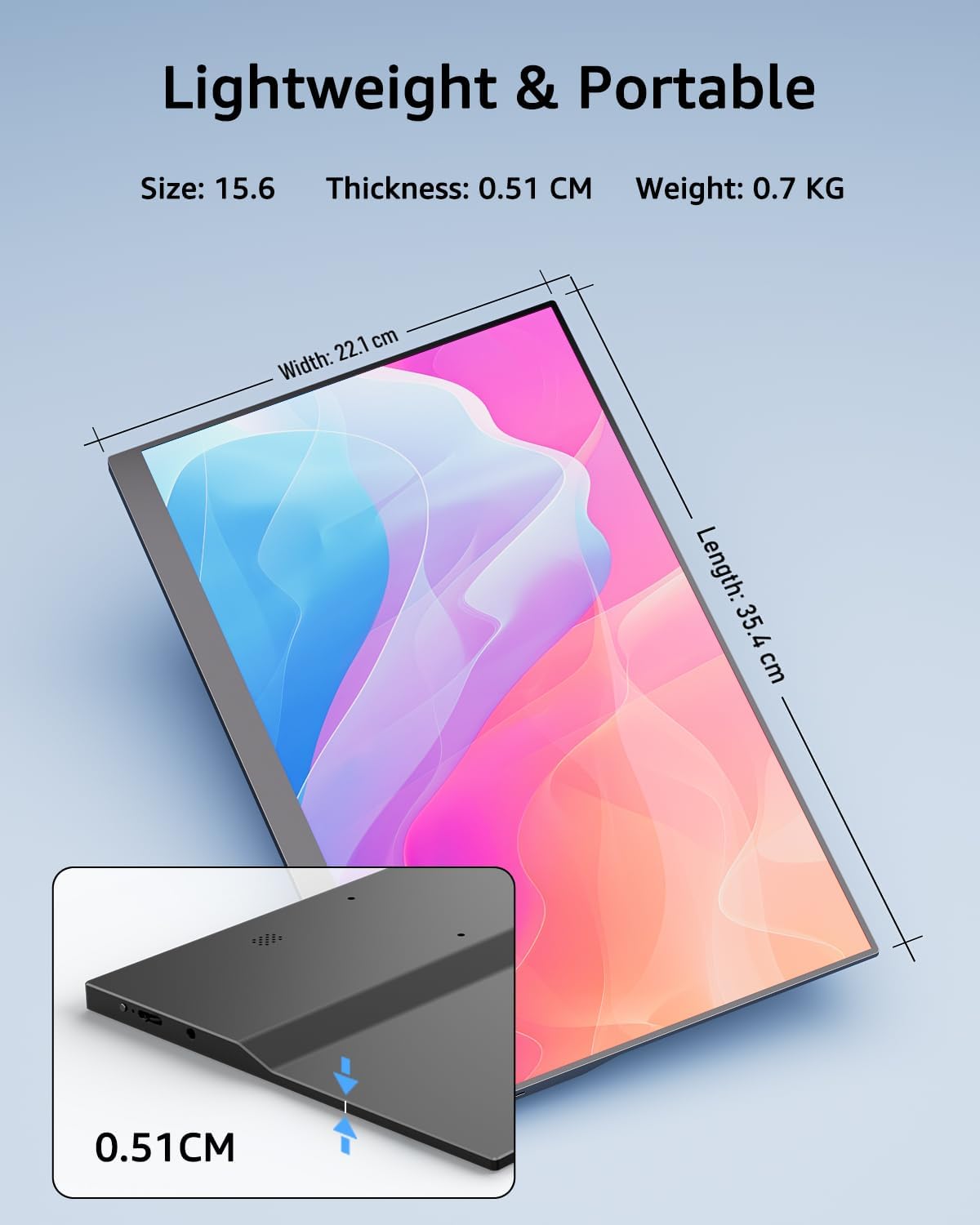 Yodoit - écran portable tactile 15,6