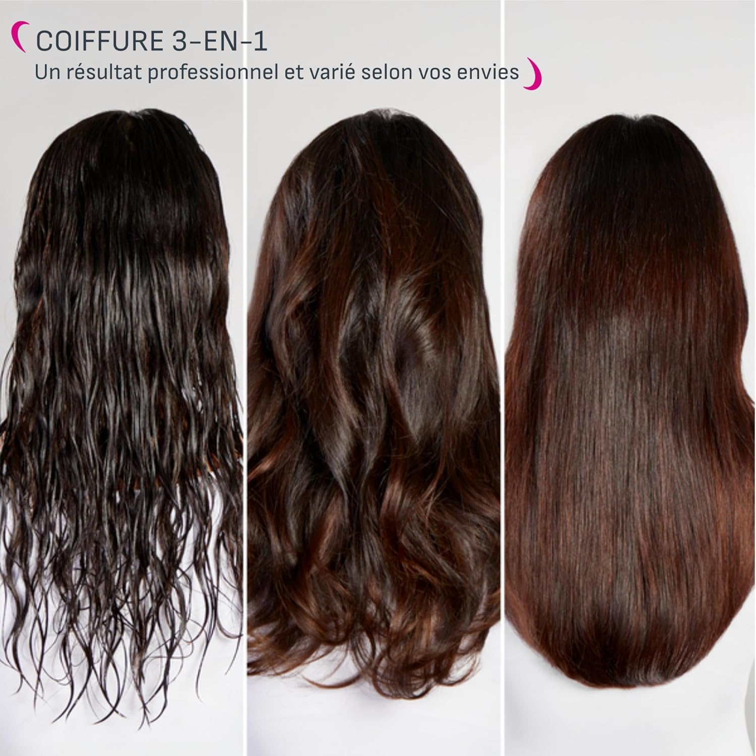 Calor - Air Brush 3D - Brosse 3-en-1 sèchage & lissage - UB9720C0