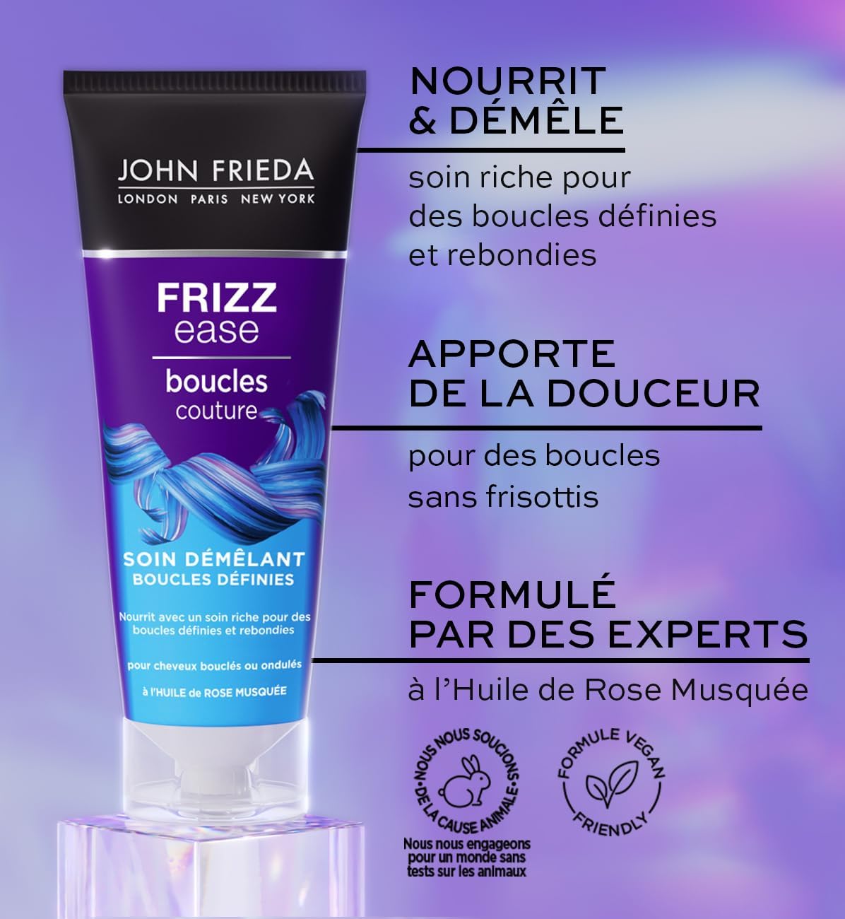 John Frieda - Frizz Ease Boucles Couture - 250ml - soin démêlant, lot de 6