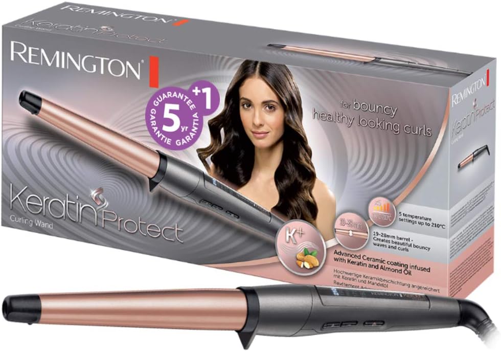 Remington - Keratin Protect - 19-28mm - Céramique, contrôle digital, soin keratine - CI83V6
