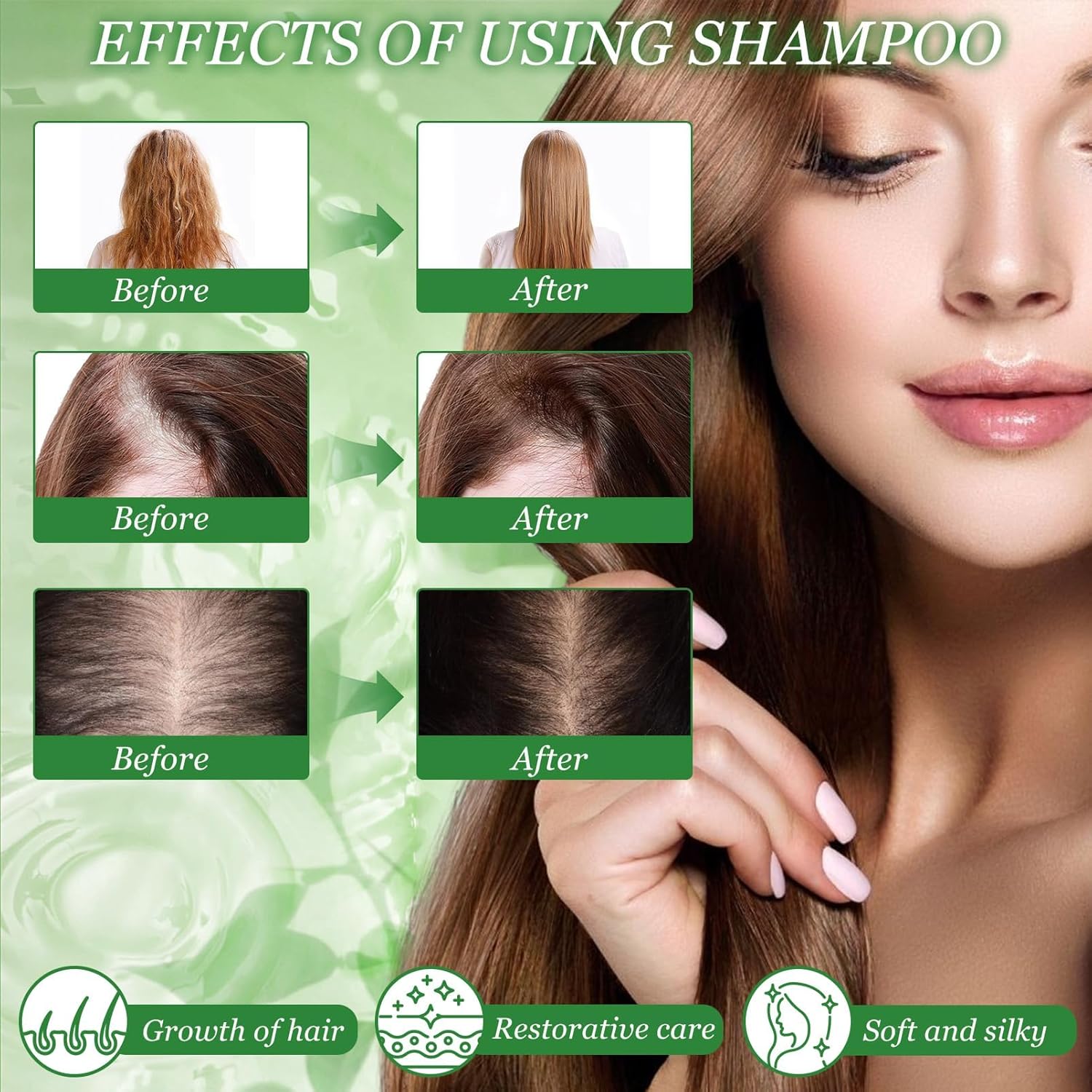 Shampoing à l'huile de Batana - extrait romarin - nutrition, hydratation - tous types de cheveux