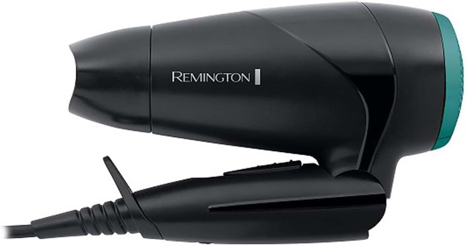 Remington - Sèche-cheveux On the Go, compact, 2000W, 2 températures, D1500