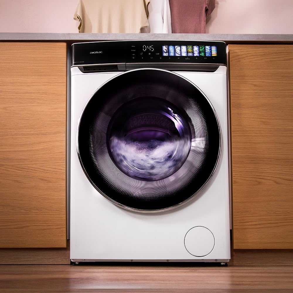 Cecotec - lave-linge série actuelle - dimensions compactes - grande capacité, haute efficacité