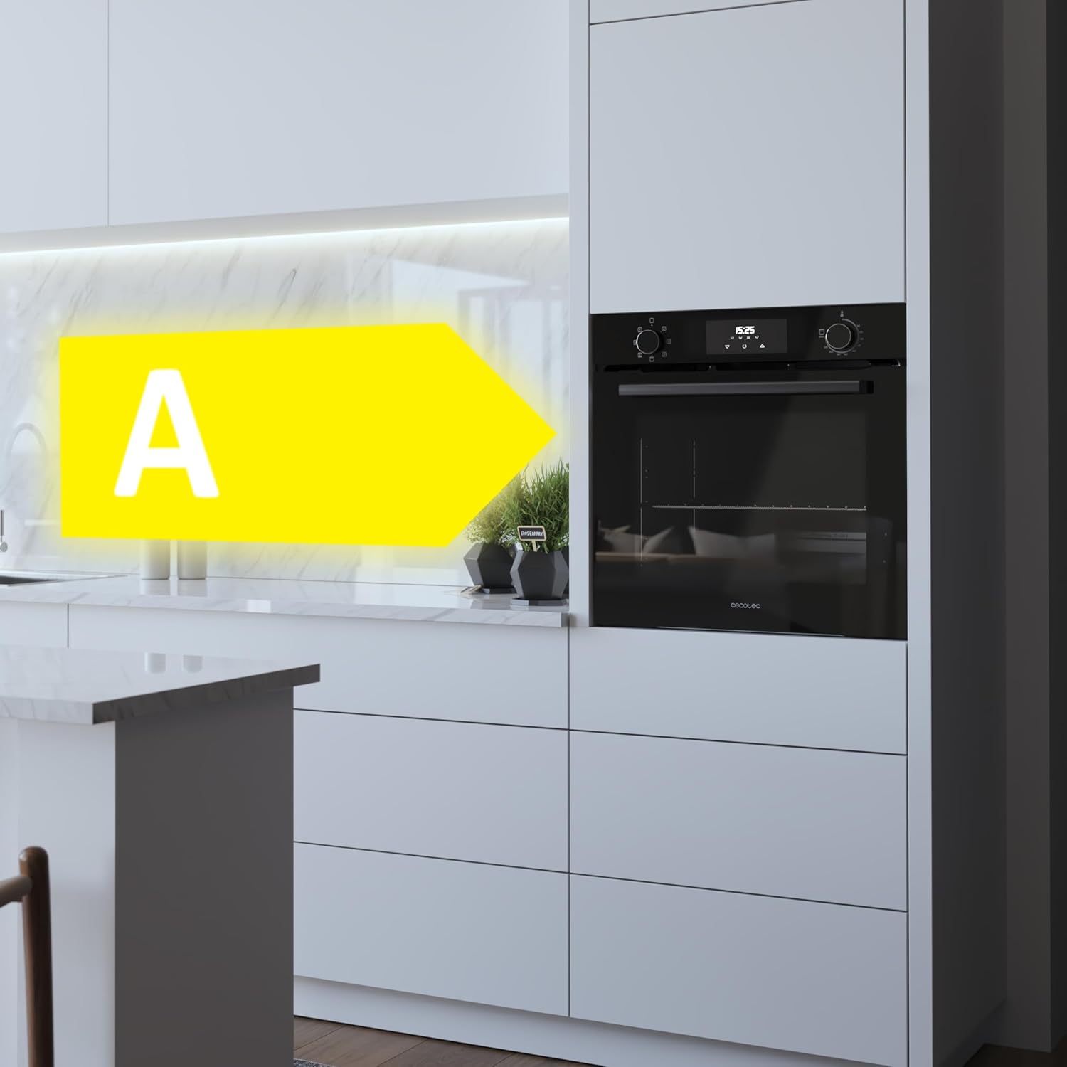 Cecotec - Bolero Hexa, 60cm, 72L, 2800W, multifonctions, grill, M226000