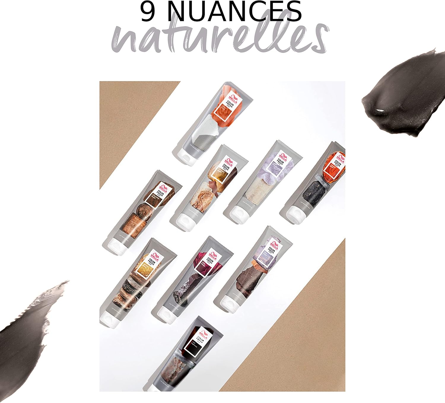 Wella Professionals - Color Fresh Mask - nuances blond, châtain, cuivre, brun - masque coloration temporaire, hydratant,