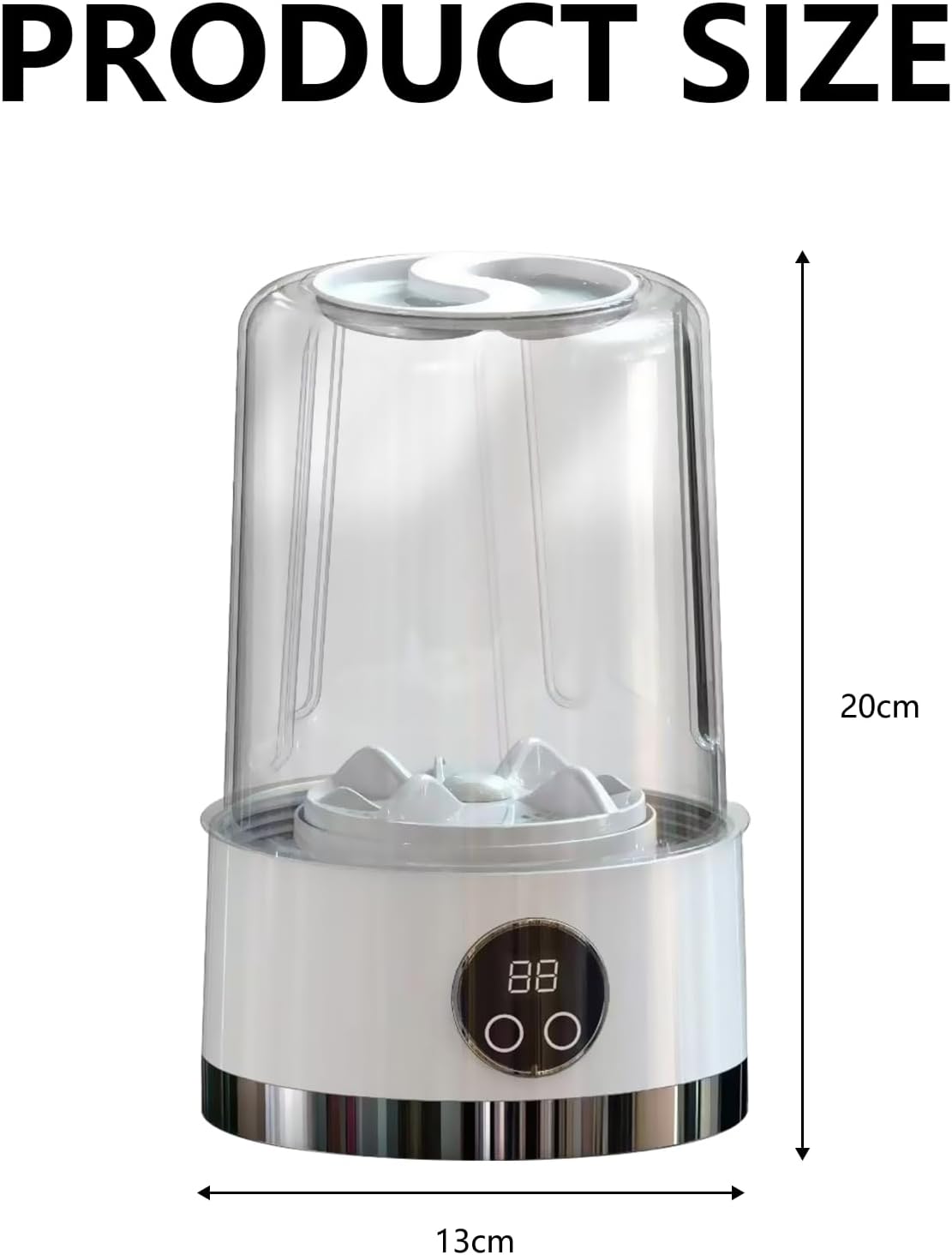 Mini machine à laver portable, 1L, 2 programmes, compacte, rechargeable