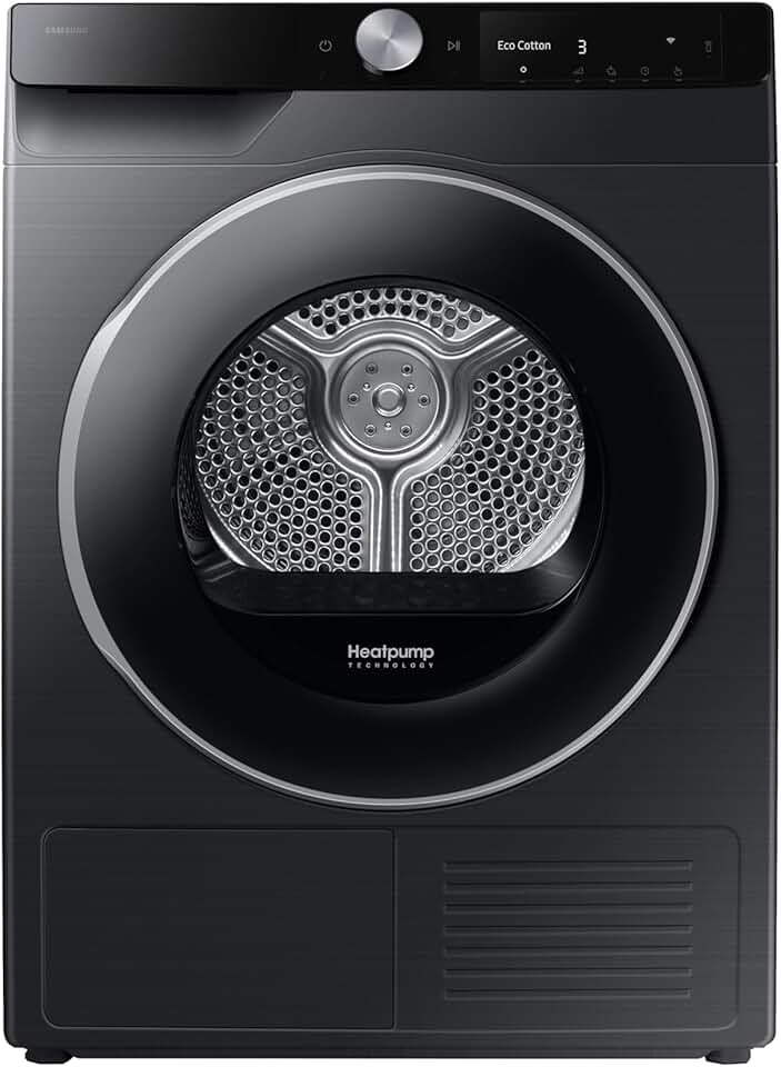 Samsung - sèche-linge série 6000 - 60 cm - pompe à chaleur, 9 kg, DV90DG6845LB/U3