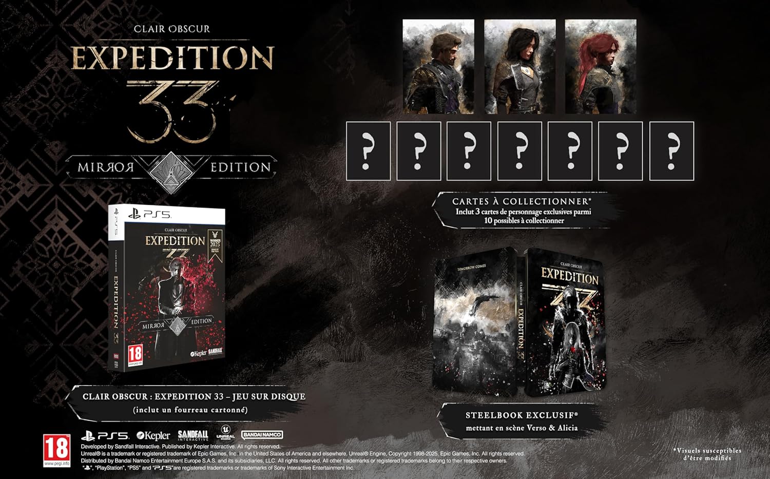 Jeu vidéo - Clair Obscur Expedition 33 édition Mirror - PS5, action-aventure