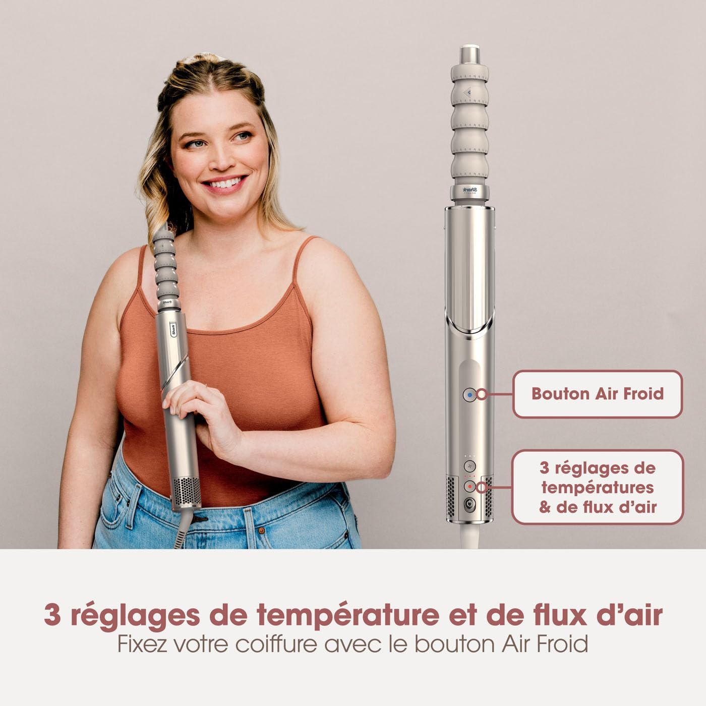 Shark - Styler air chaud multi-styles - boucleurs, brosses, concentrateur, sans chaleur