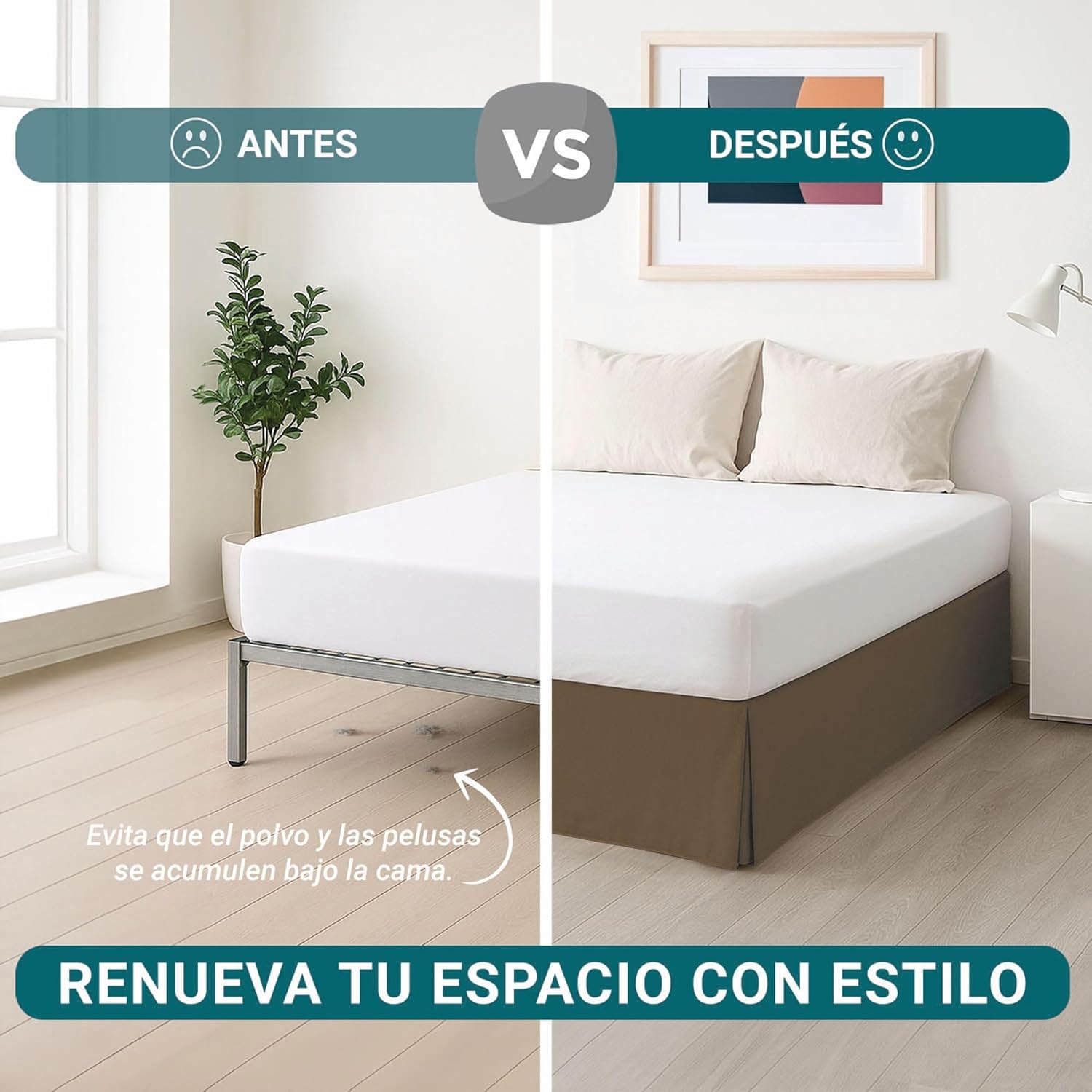 Housse de canapé - ajustement antidérapant, 160x190/200cm, marron, respirant, fabriqué en Espagne