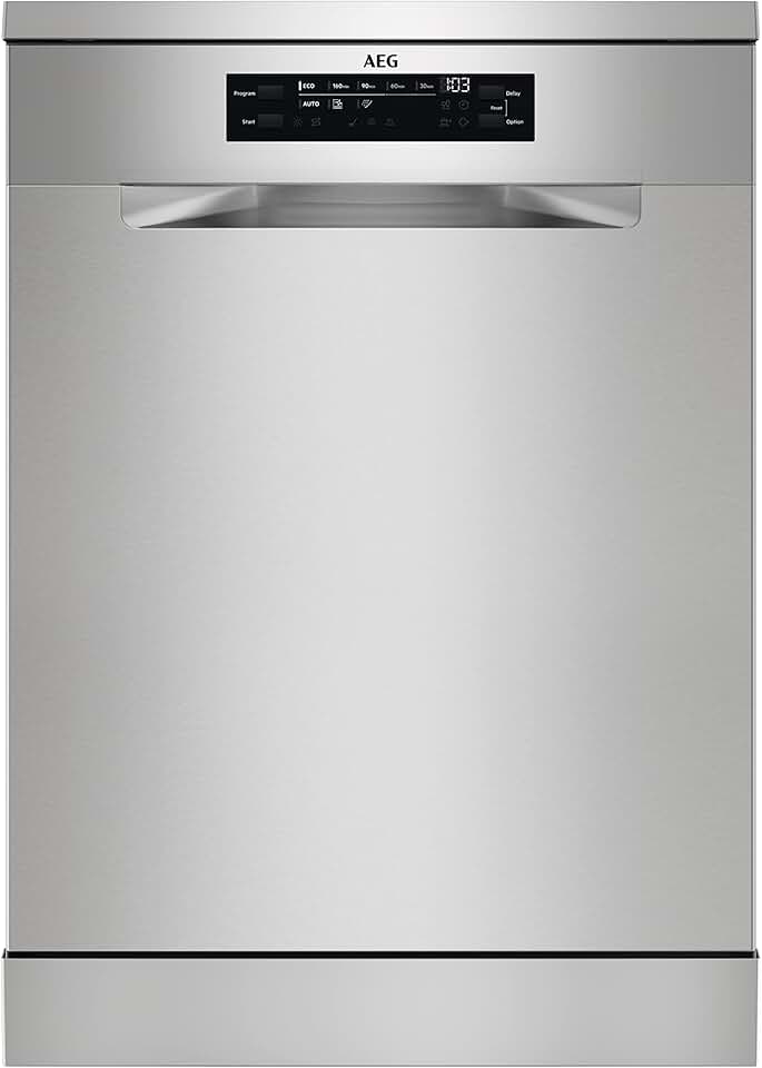 AEG - lave-vaisselle 60 cm, 14 couverts, AirDry, MaxiFlex, inox - FFB74917ZM