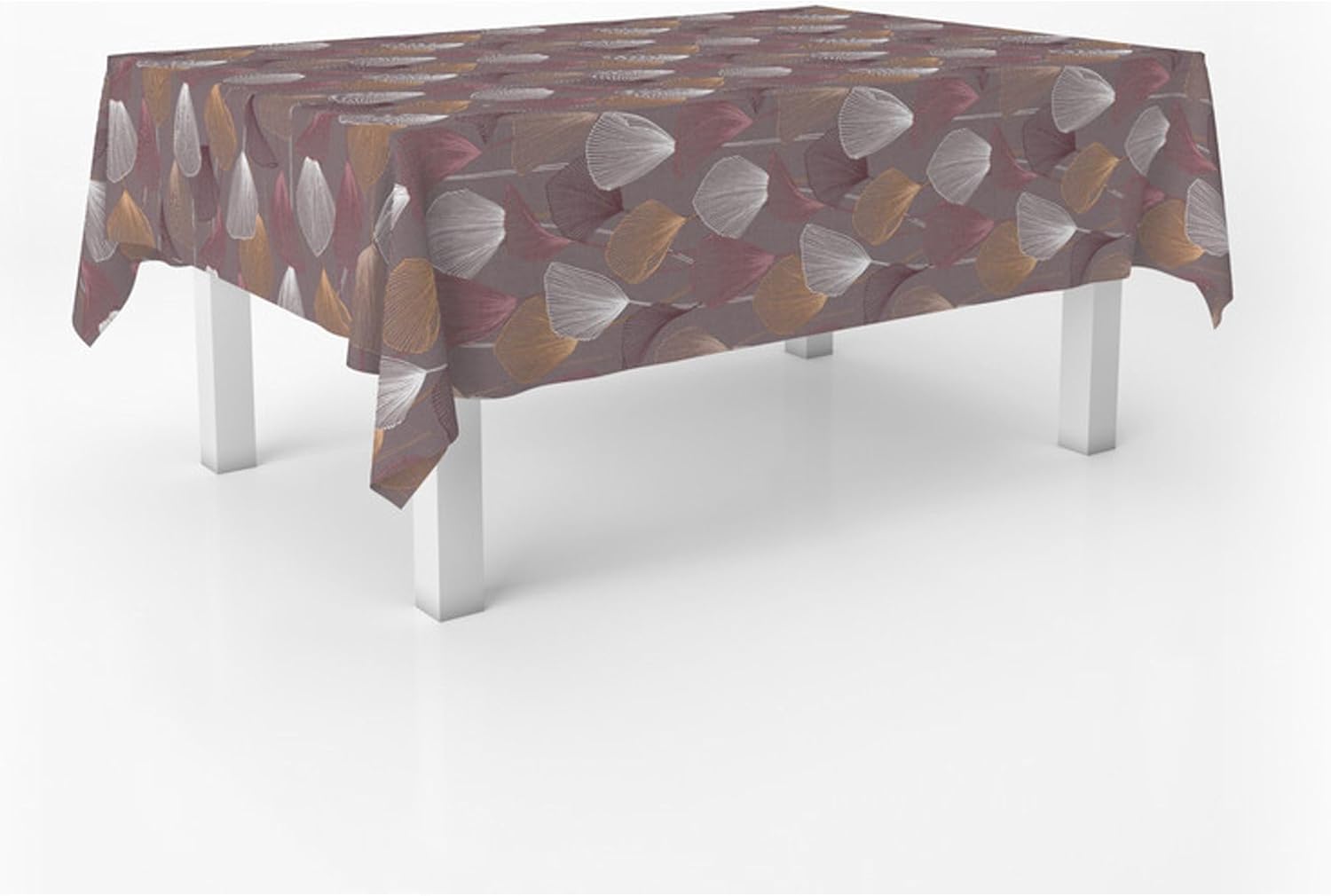 DUERO - Lilas - 180x140 cm - nappe toile cirée anti-taches, imperméable