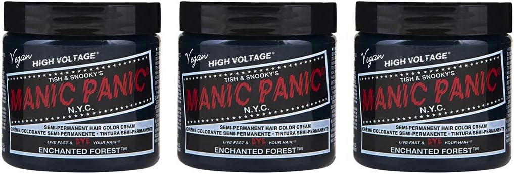 Manic Panic - Enchanted Forest Classic Creme - 3x118ml - Coloration semi-permanente vegan, cruelty free, vert