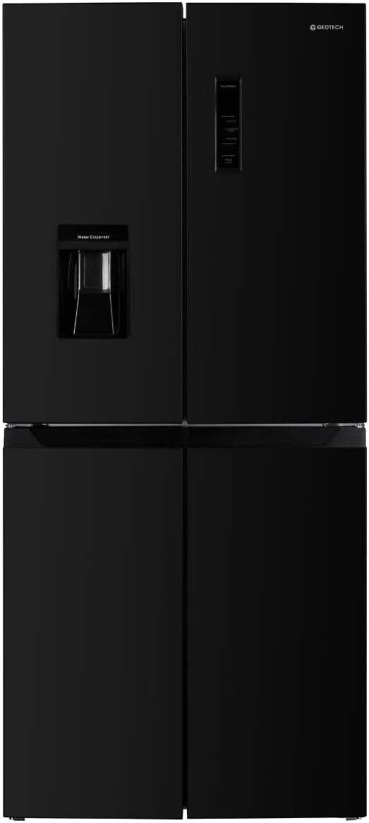 GEDTECH - Réfrigérateur multi-portes 470L, No Frost, noir - GMP470BL