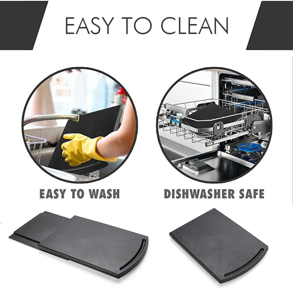 Plateaux coulissants cuisine - lot de 2 - étagères à roulettes, gain de place