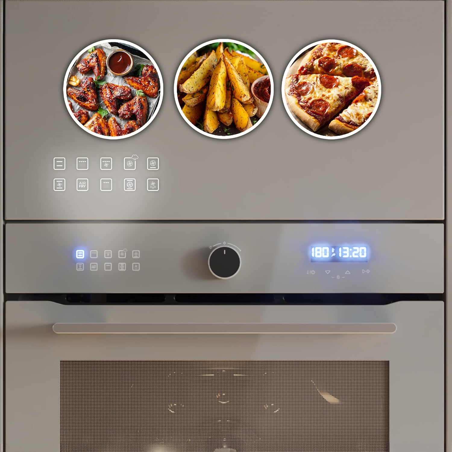 Cecotec - Four encastrable Bolero 60cm, 81L, Airfryer, 3400W, AF316000