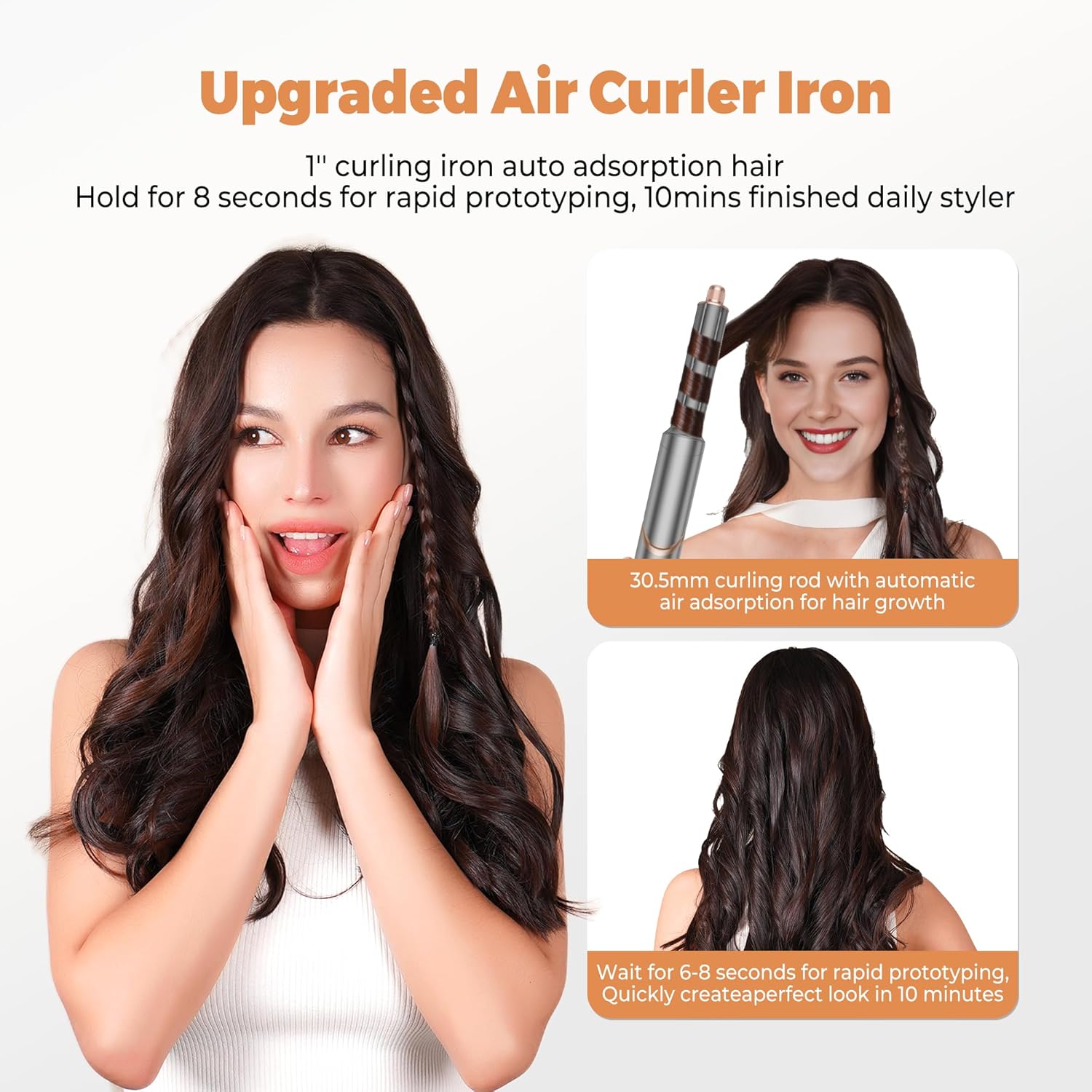 OKWRAP - Air Styler 6 en 1 - sèche, boucle, lisse, 110000TR/MIM