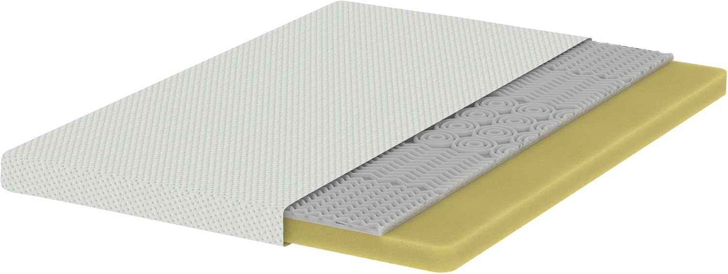 Zinus - Matelas Memoire de Forme 90x190 cm, 11 cm, 5 zones, ferme