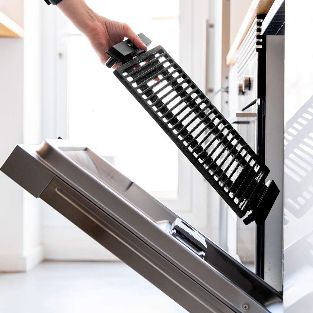 Cecotec - Tasty&Grill 2000 Inox - thermost. réglable, 2000W, surface RockStone