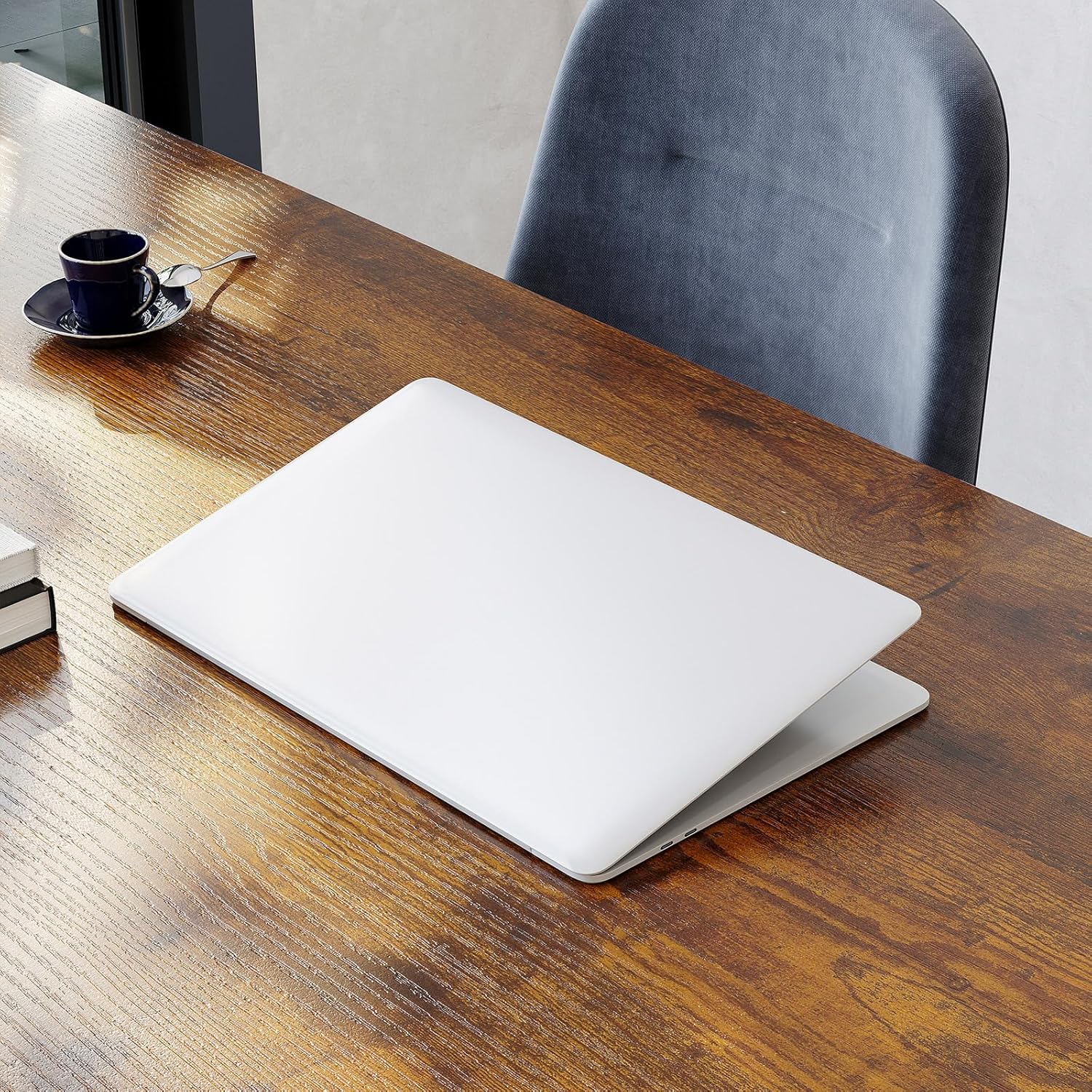 ODK - Petit bureau informatique - 80x40cm - compact, chambre, marron