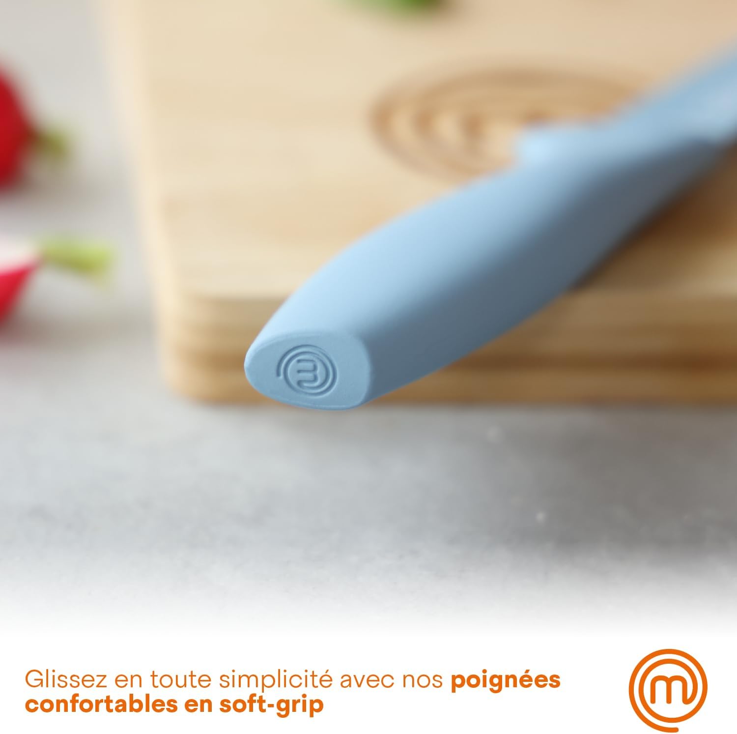 MasterChef - Cuisine Azure - set 5 pièces inox, poignées confortables, antirouille