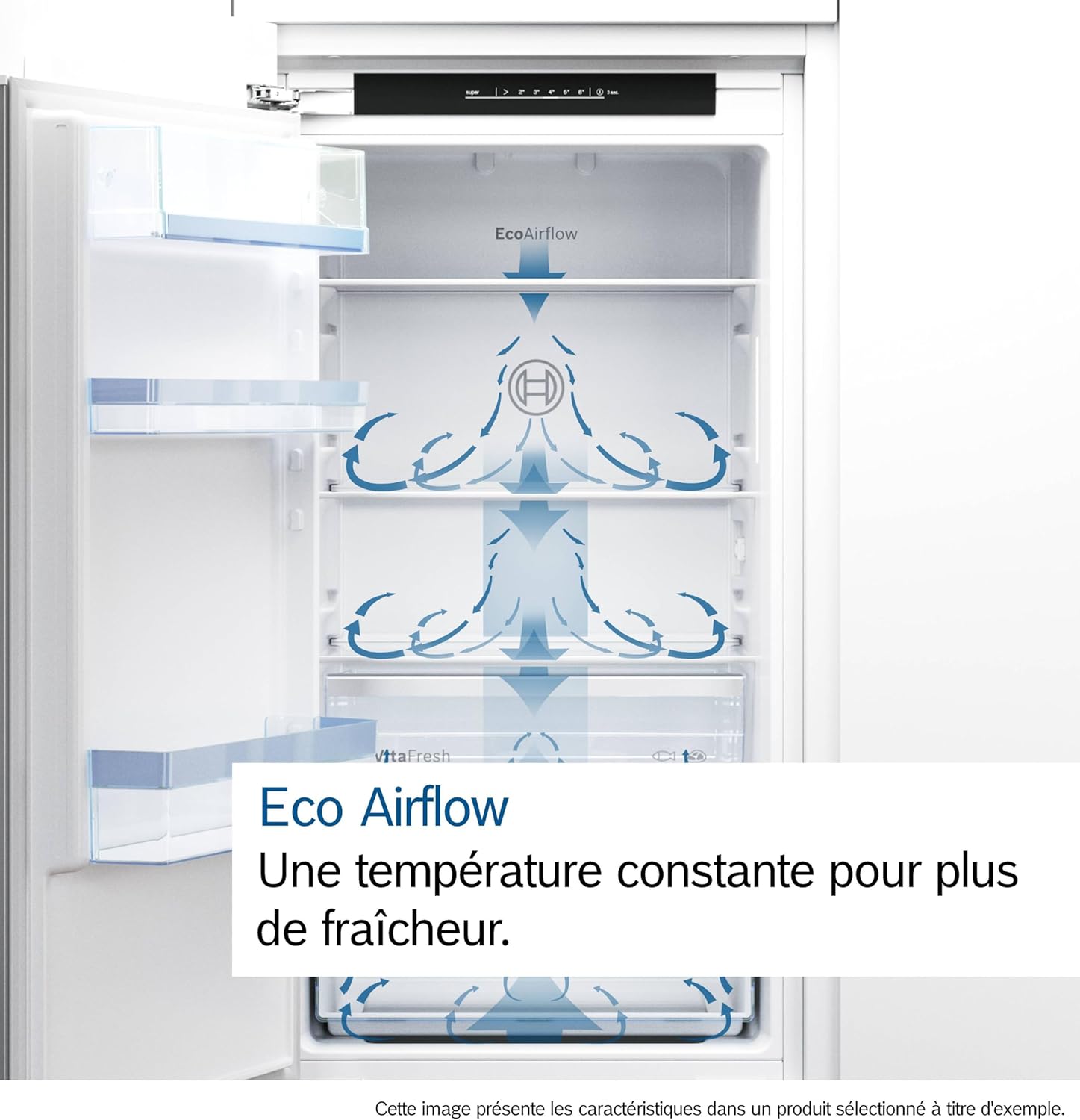 Bosch - KIR41NSE0 Série 2 - 122,1x54,1cm - Petit réfrigérateur encastrable 204L KIR41NSE0