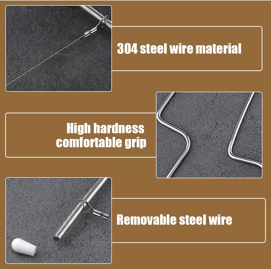 Coupe gâteau - Acier inoxydable - découpe précise - fil séparateur