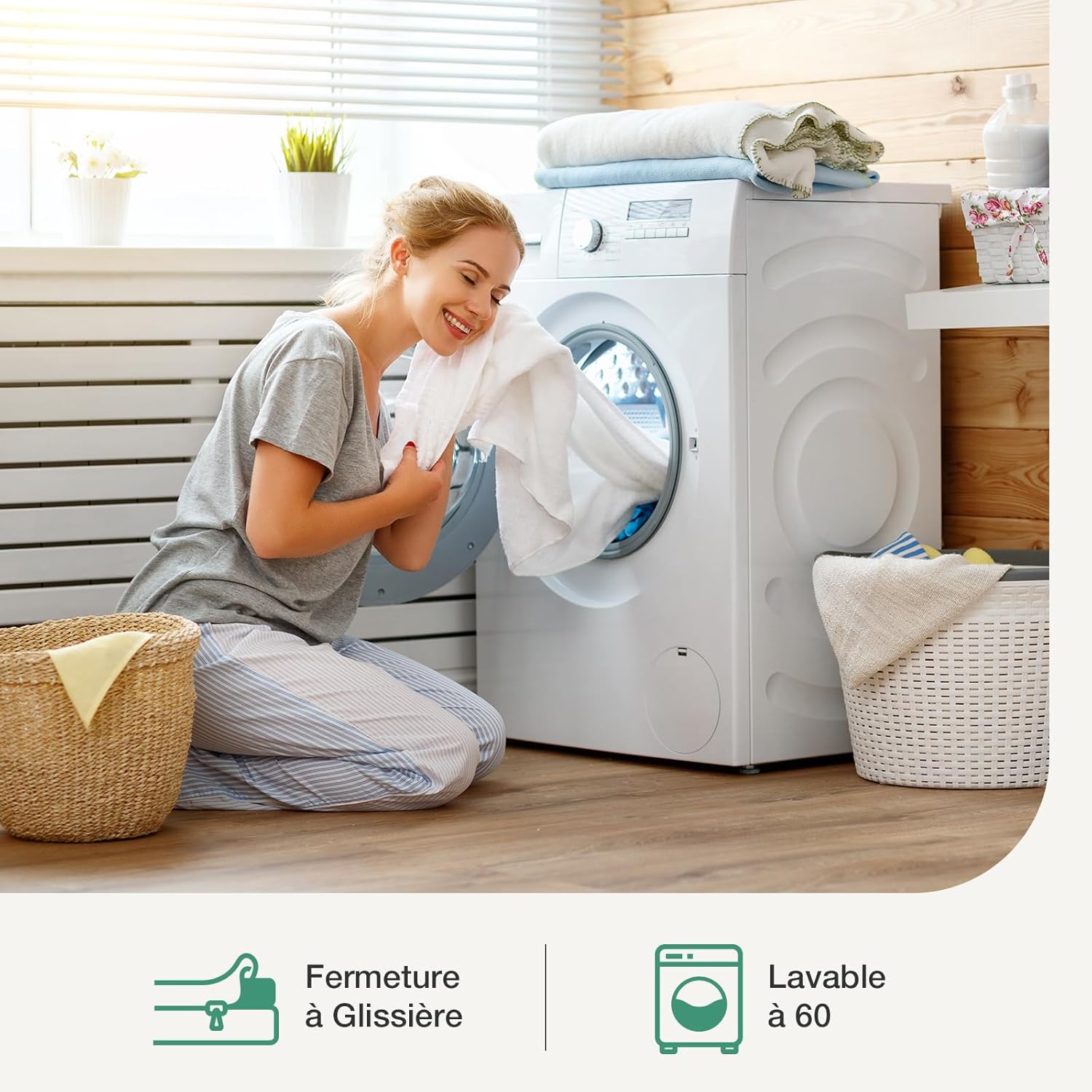 Novilla - Surmatelas Gel Mémoire 90x200, 5cm, doux, lavable