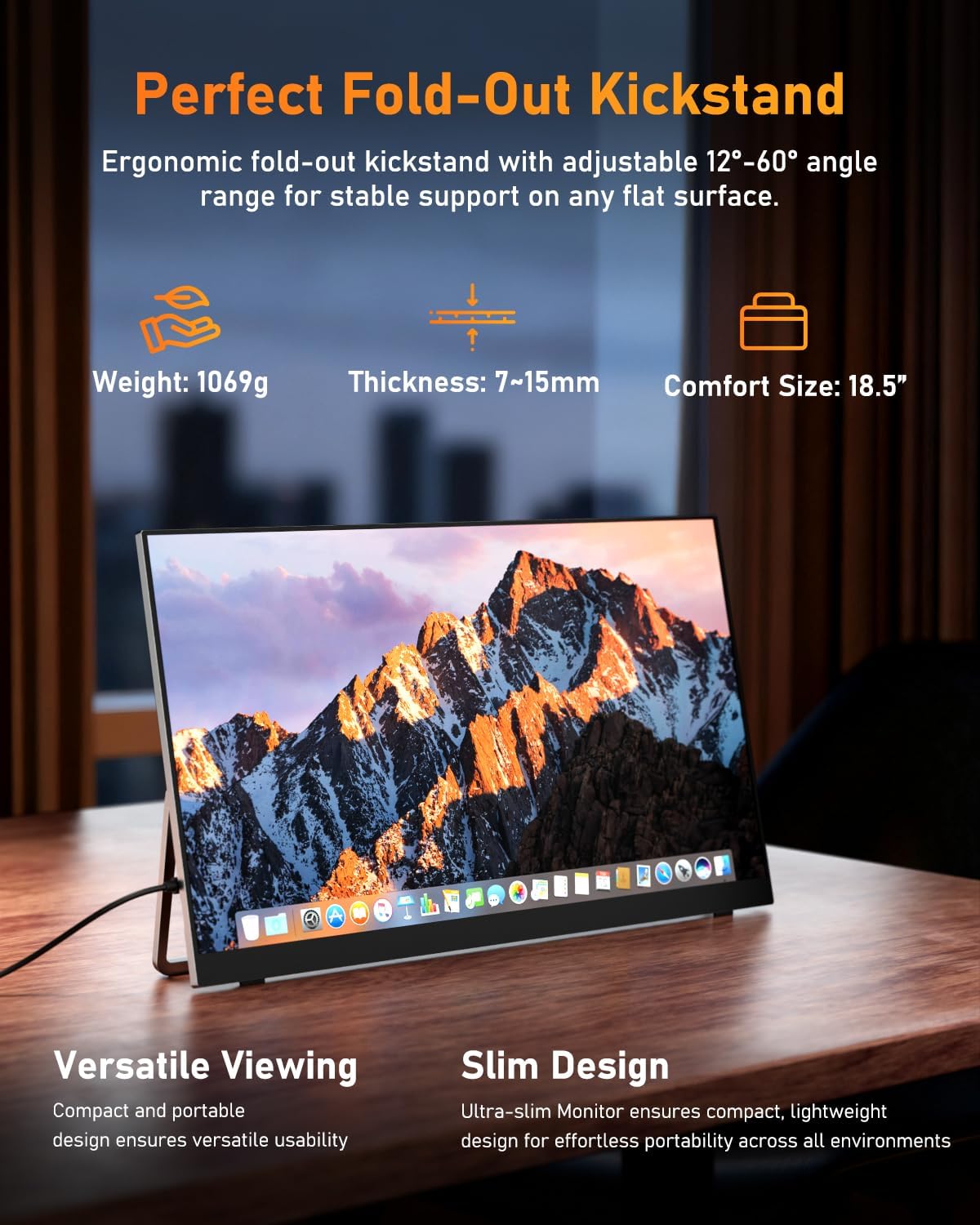 Yodoit - écran portable 18,5