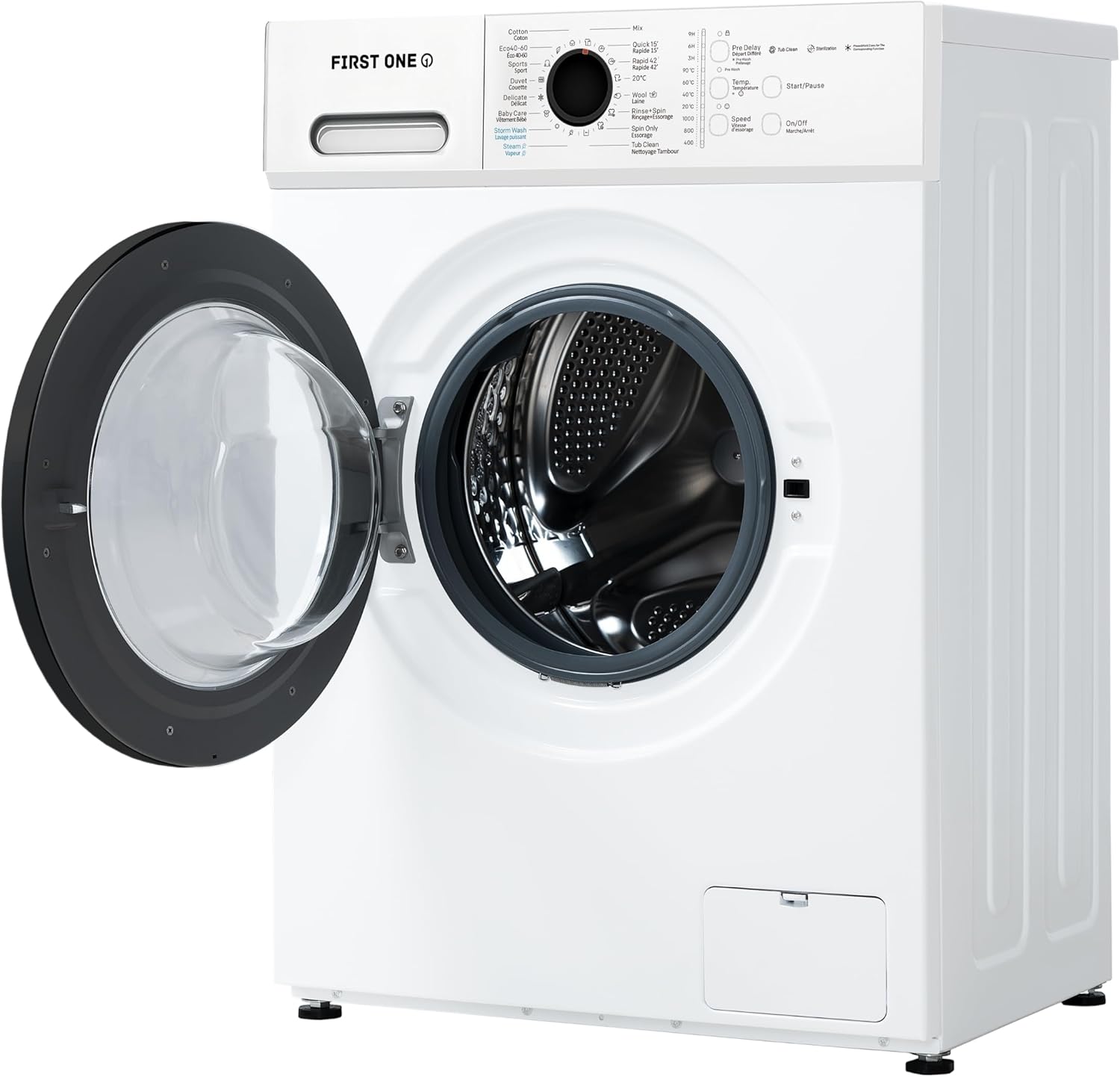 First One - lave-linge frontal 7kg 1200tr/min, 16 programmes, classe A-10% - FLL71200WH