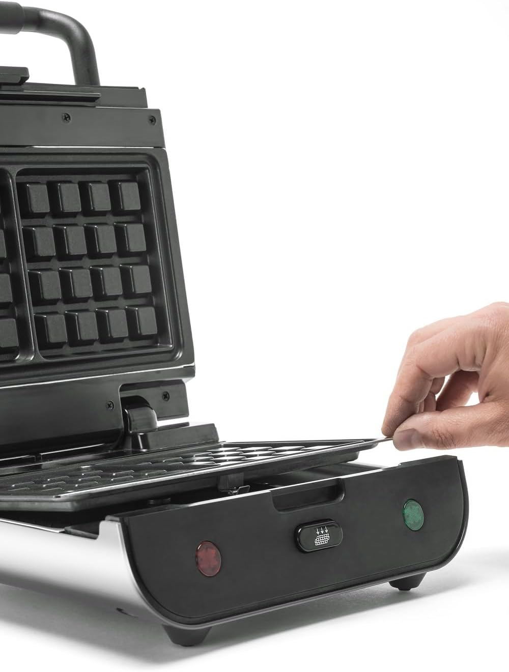SENYA - Gaufrier 3 en 1 - compact - plaques interchangeables, facile à nettoyer