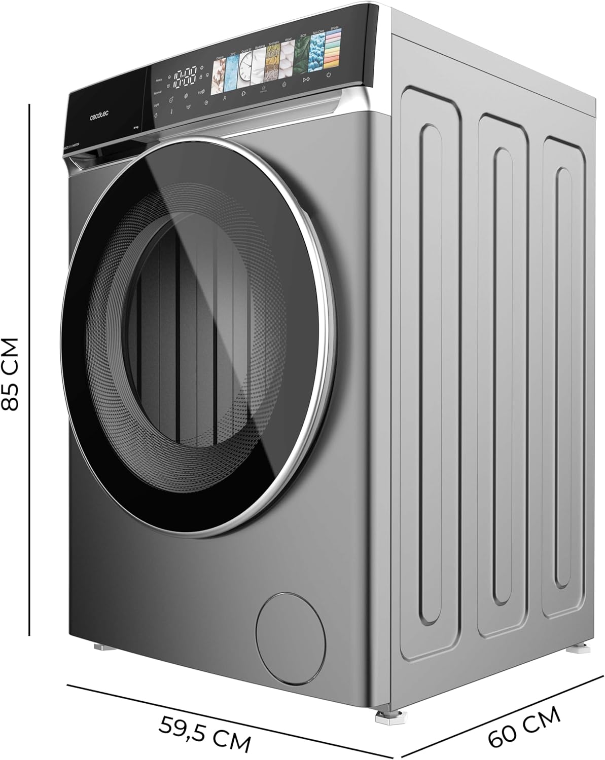 Cecotec - lave-linge frontale série - 60x85x56 cm - 8 kg, 1200 trs/min