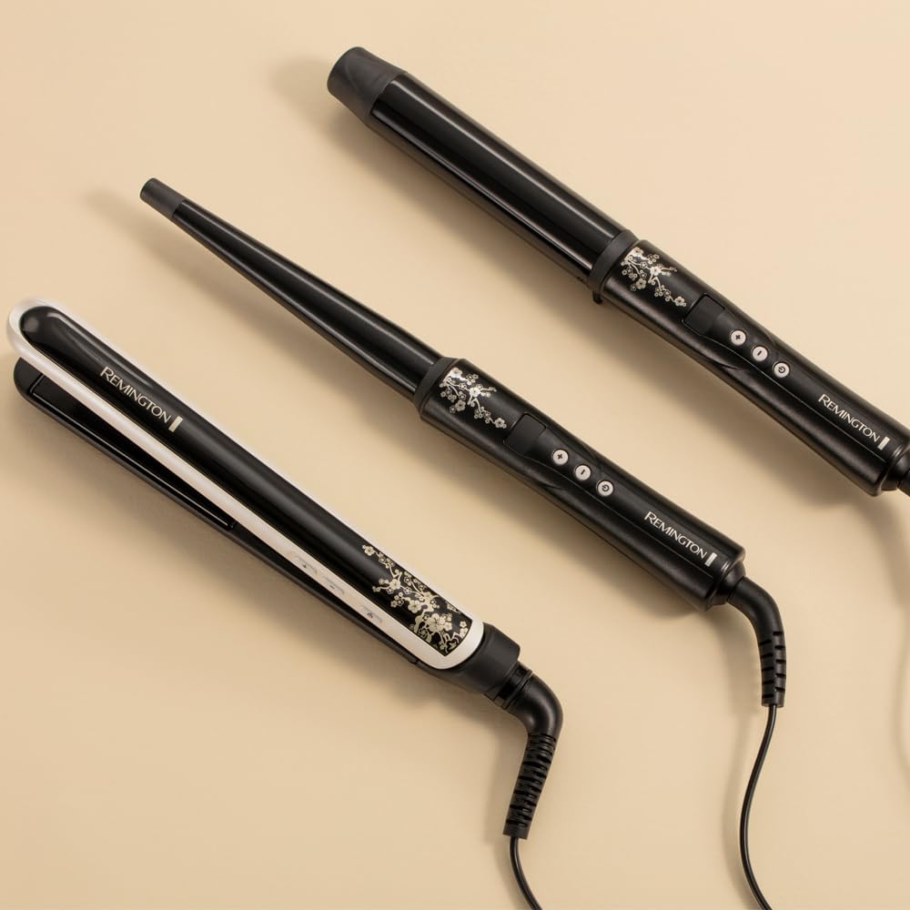 Remington - lisseur Pearl - plaques céramique, LCD, 150-235°C, S9501