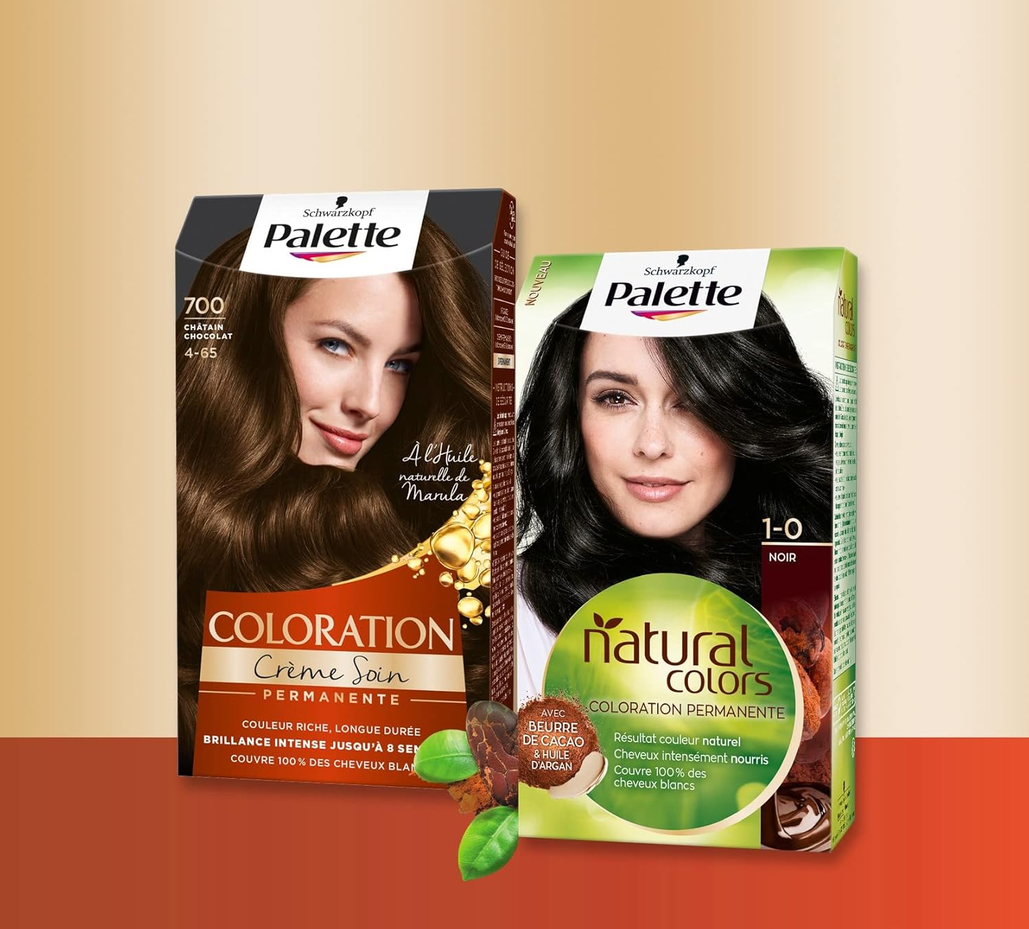 Schwarzkopf Palette - Coloration crème soin cheveux - couvre 100%, tenue 8 semaines - 750